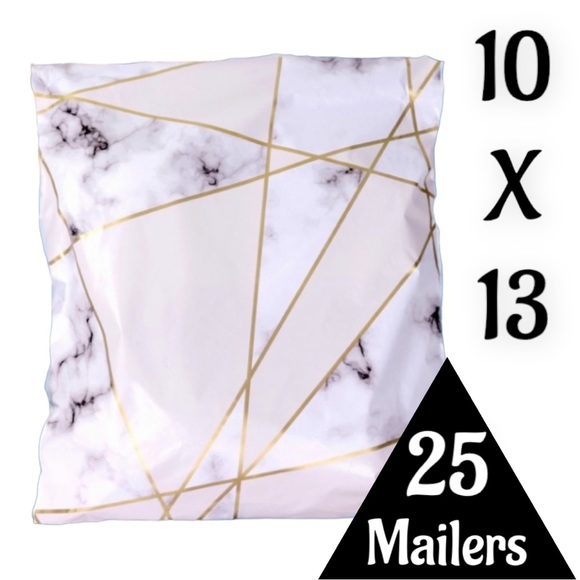 25 10X13 Poly Mailers Marble Shipping Envelopes PRICE IS FIRM - Picture 3 of 6